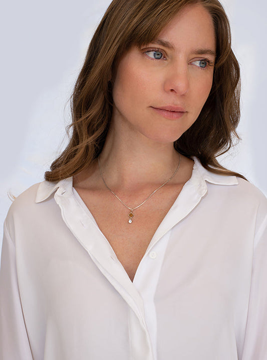 שרשרת ג’רוזלם ננו תנ”ך עדינה- מעוין ואבן חן