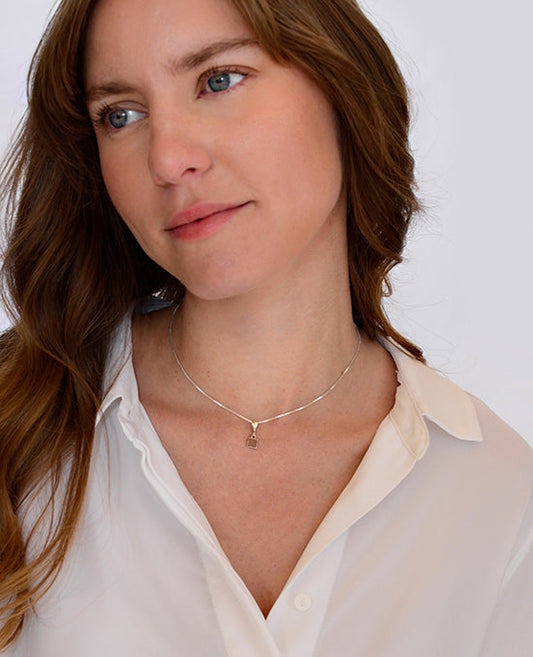 שרשרת ג'רוזלם ננו תנ"ך עדינה- ריבוע