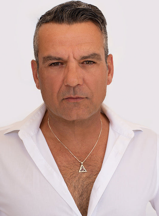 תליון ג'רוזלם ננו תנ"ך ריבוע בתוך משולש