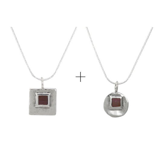 סט זוגי עתיק עם ננו תנ"ך