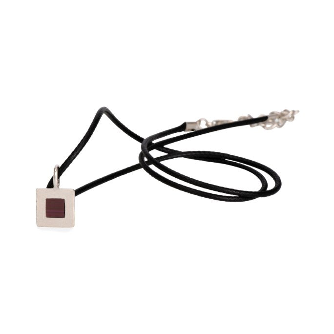 תליון כסף מרובע קלאסי ג'רוזלם ננו תנ"ך