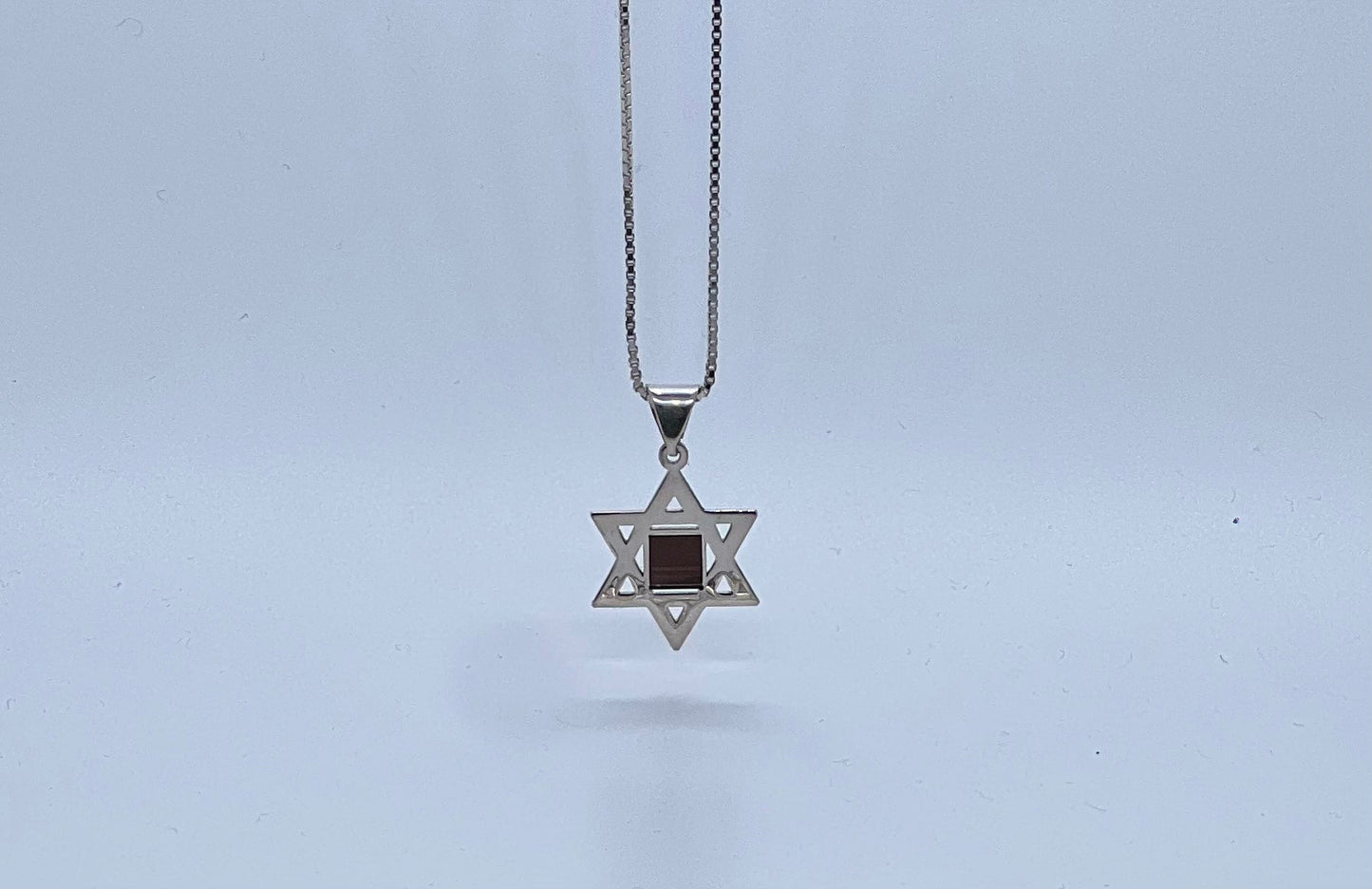 שרשרת מגן דוד עם ננו תנך