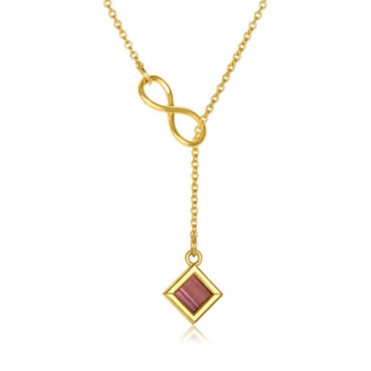 14 -carat gold Infinity necklace with Nano Bible