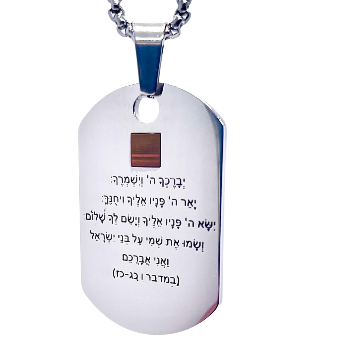 דיסקית עם ברכת הכהנים וננו תנ"ך