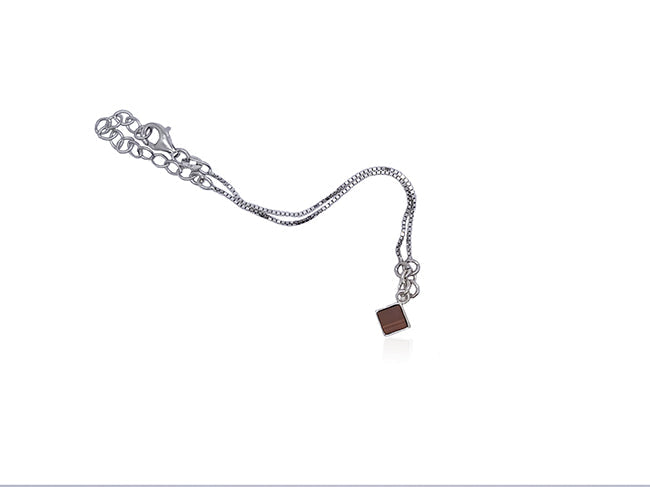 צמיד כסף צ'ארם מעויין עדין משובץ ננו תנ"ך