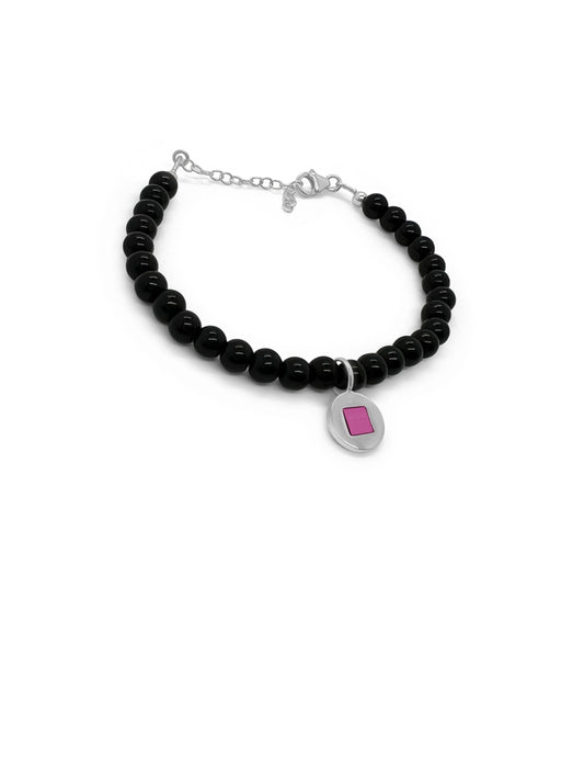 Beads bracelet with Nano Bible